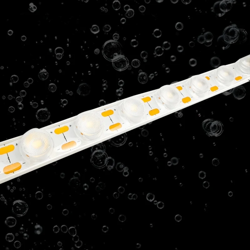 Waterproof Wall Washer LED Strip Light – DC 24V | 18W/m | 42 LEDs/m | 25° Beam Lens | IP67 Waterproof | 3000K / 4000K / 6000K / Red / Green / Blue / Yellow | Architectural Lighting | 5/50M