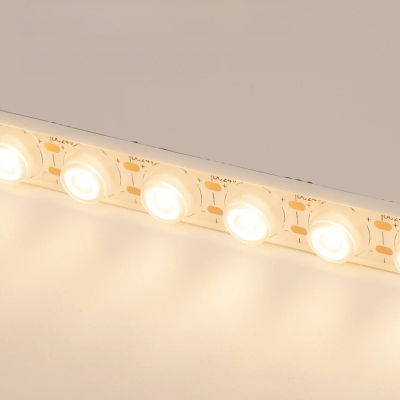 Waterproof Wall Washer LED Strip Light – DC 24V | 18W/m | 42 LEDs/m | 25° Beam Lens | IP67 Waterproof | 3000K / 4000K / 6000K / Red / Green / Blue / Yellow | Architectural Lighting | 5/50M