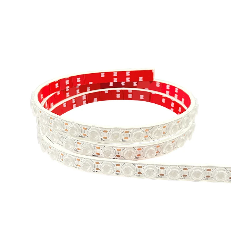 Waterproof Wall Washer LED Strip Light – DC 24V | 18W/m | 42 LEDs/m | 25° Beam Lens | IP67 Waterproof | 3000K / 4000K / 6000K / Red / Green / Blue / Yellow | Architectural Lighting | 5/50M