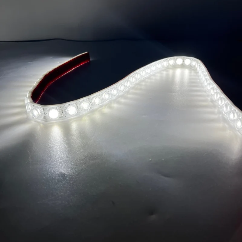 Waterproof Wall Washer LED Strip Light – DC 24V | 18W/m | 42 LEDs/m | 25° Beam Lens | IP67 Waterproof | 3000K / 4000K / 6000K / Red / Green / Blue / Yellow | Architectural Lighting | 5/50M