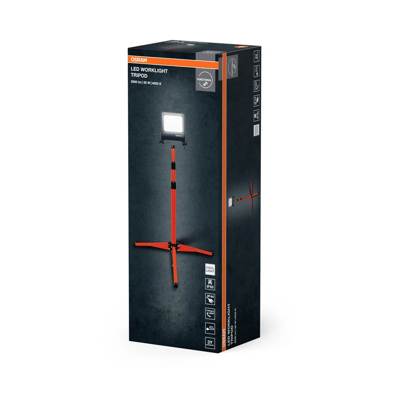 OSRAM LAMPES DE TRAVAIL Projecteur TRÉPIED 1X50 W 4000 K