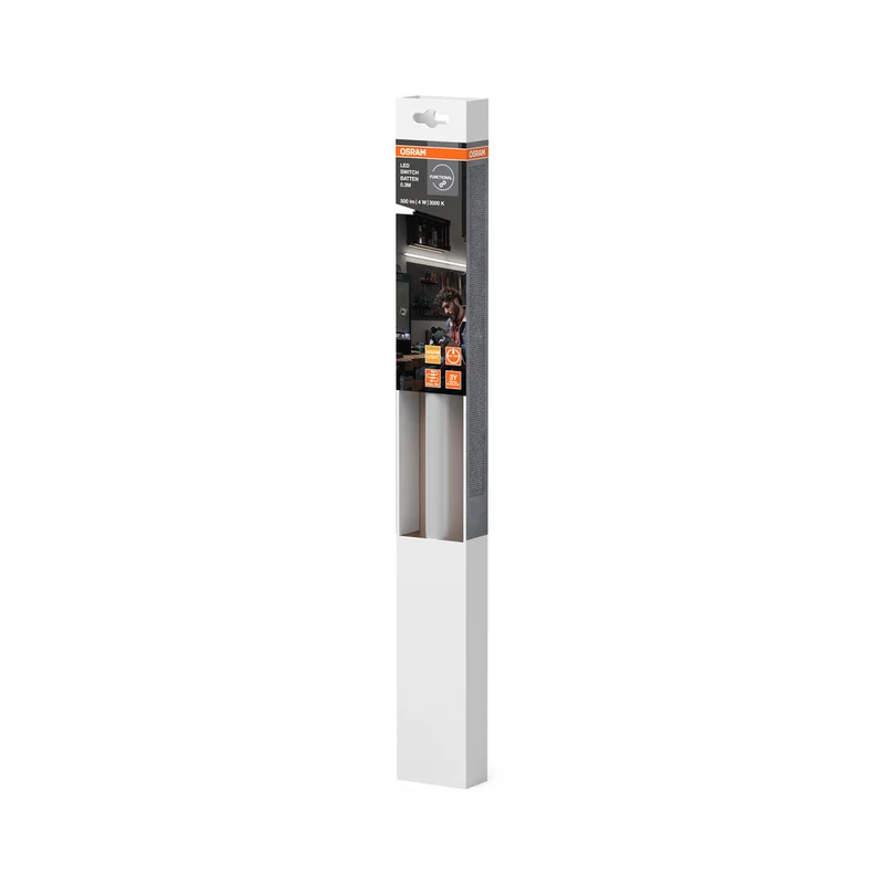 OSRAM LED INTERRUPTEUR Rampe lumineuse / Lampe sous-meuble 30cm, 4W / 3000K Blanc chaud