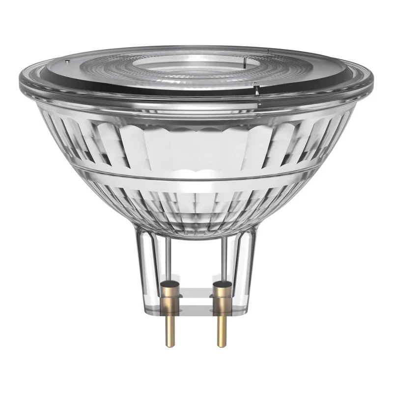OSRAM Ampoules LED réflecteurs MR16 basse tension dimmables avec culot retrofit, remplacement 35 watts, GU5.3, réflecteur MR16, 2700 Kelvin, blanc chaud, verre clair, pack de 2