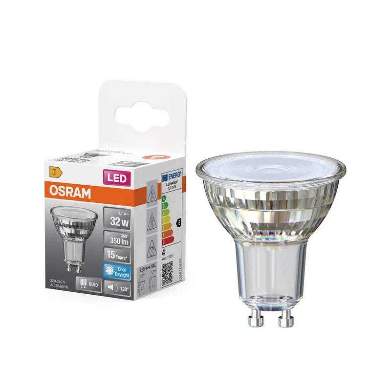 OSRAM LED Star lampe réflecteur, 4.3W, 350lm, GU10, lumière du jour froide