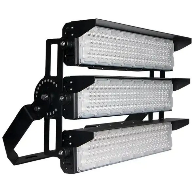 Projecteur LED Puissant Industriel 750W 170lm/W IP66 Noir Orientable
