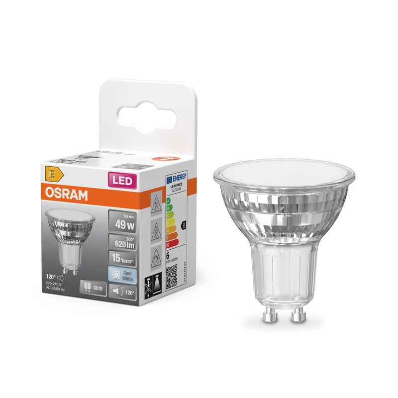 OSRAM LED Réflecteur Lampe LED STAR PAR16 6.9W 840 GU10 620lm, 620 lm, 4000 K, Blanc froid