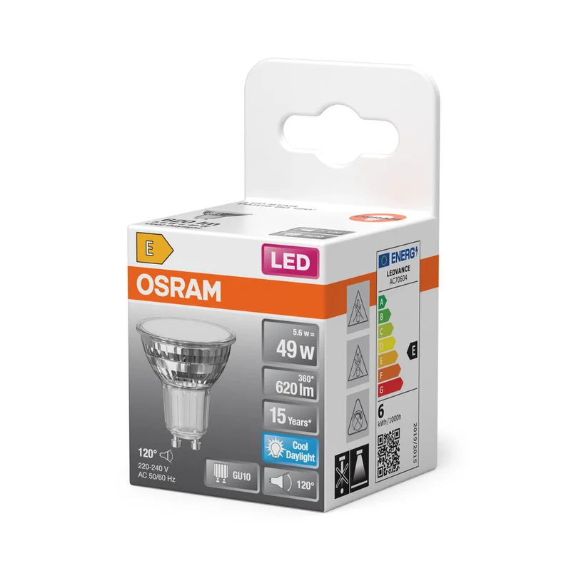 OSRAM LED Star lampe réflecteur, 6.9W, 620lm, GU10, lumière du jour froide