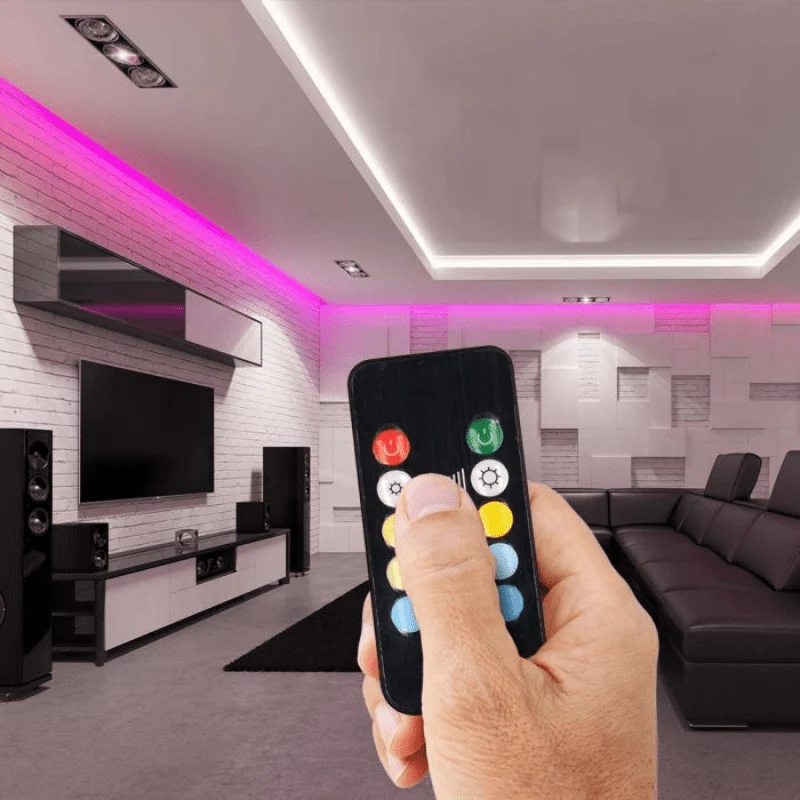 Contrôleur Wi-Fi Infrarouge avec Télécommande pour Ruban led CCT 12V/24V 24 Boutons