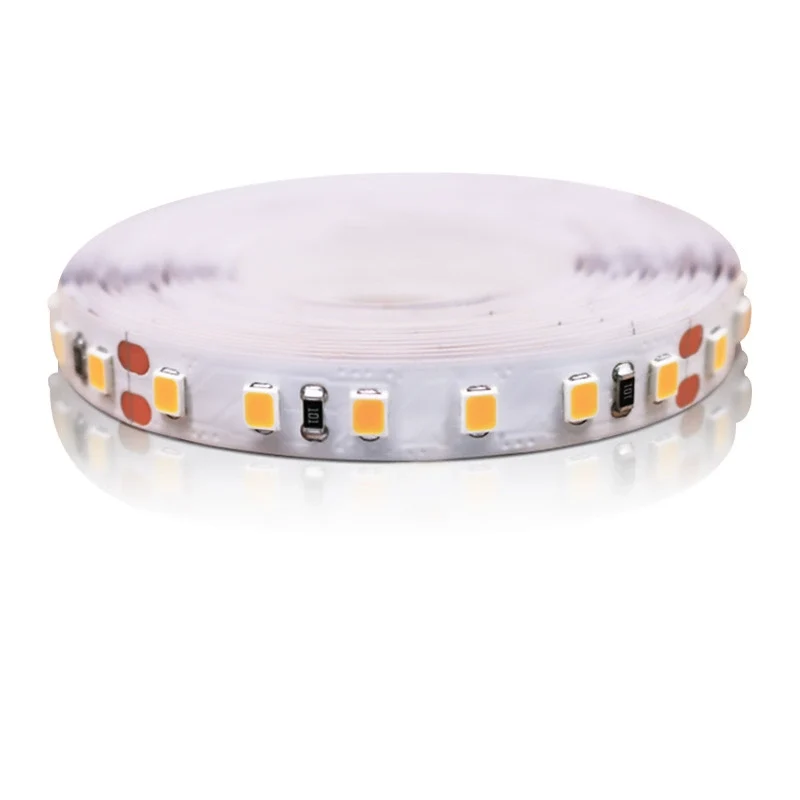 DC24V SMD2835 Full Spectrum LED Strip Light - CRI 97+ | 300 LEDs (60 LEDs/M) | 2700K / 3000K / 4000K / 5500K / 6500K | 10W/M | 8mm PCB | CRI 97+ | IP00 / IP67 | for Mirror, Kitchen Cabinet, Bedroom
