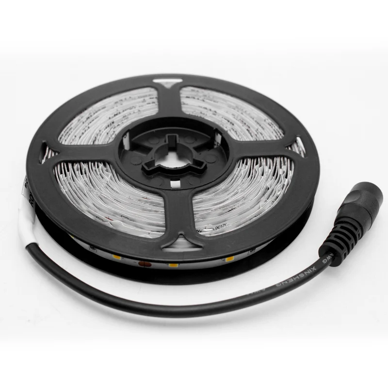 DC24V SMD2835 Full Spectrum LED Strip Light - CRI 97+ | 300 LEDs (60 LEDs/M) | 2700K / 3000K / 4000K / 5500K / 6500K | 10W/M | 8mm PCB | CRI 97+ | IP00 / IP67 | for Mirror, Kitchen Cabinet, Bedroom