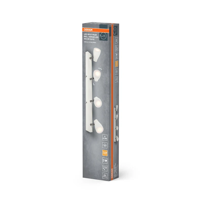 OSRAM LED SPOT PEAR Spot de plafond en saillie, blanc, 17,2W, 840lm