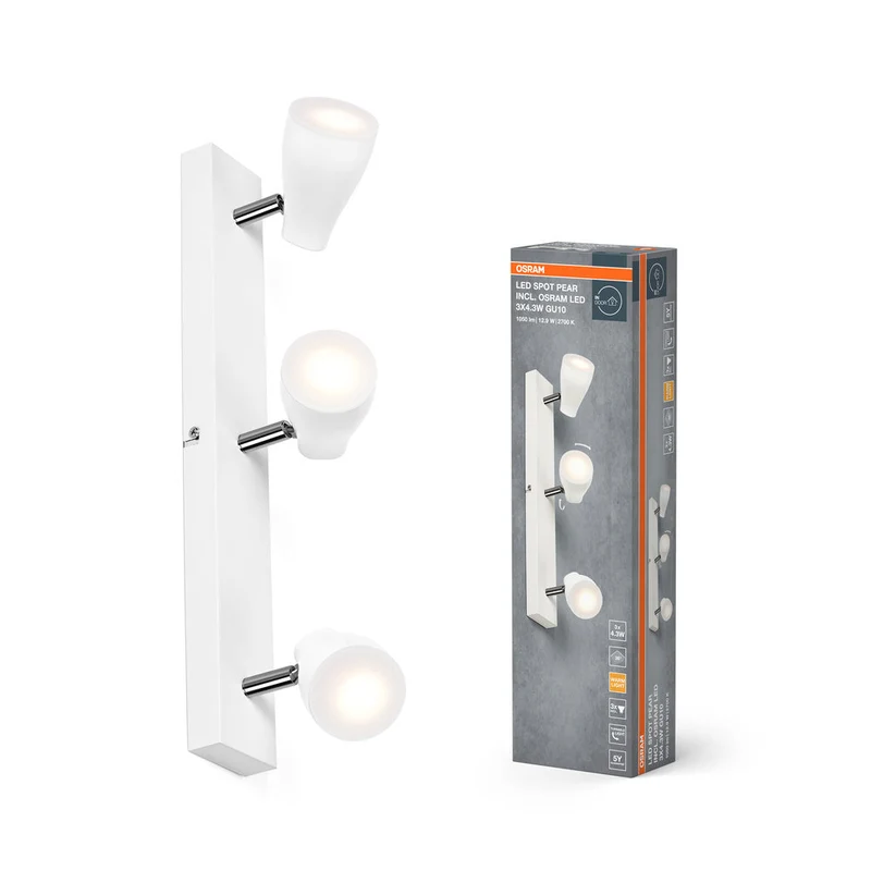 OSRAM LED SPOT PEAR Spot de plafond en saillie, blanc, 12,9W, 630lm