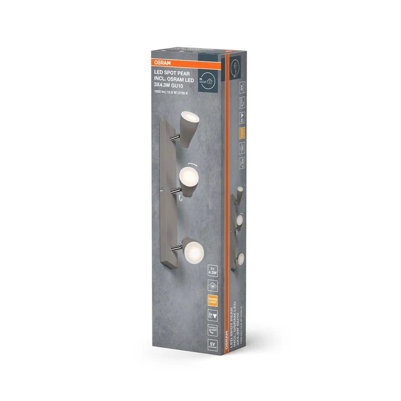 OSRAM LED SPOT PEAR Spot de plafond en saillie, vert, 12,9W, 630lm