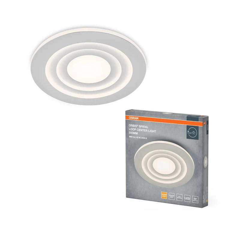 OSRAM ORBIS SPIRALE BOUCLE Plafonnier, blanc, 42W, 4000lm