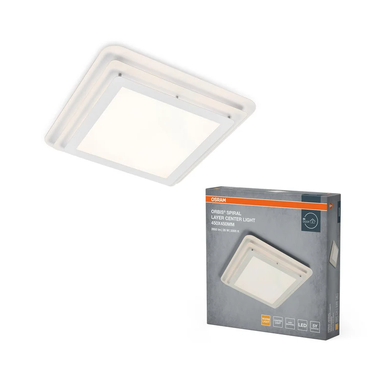 OSRAM ORBIS SPIRAL LAYER Plafonnier, blanc, 26W, 3000lm