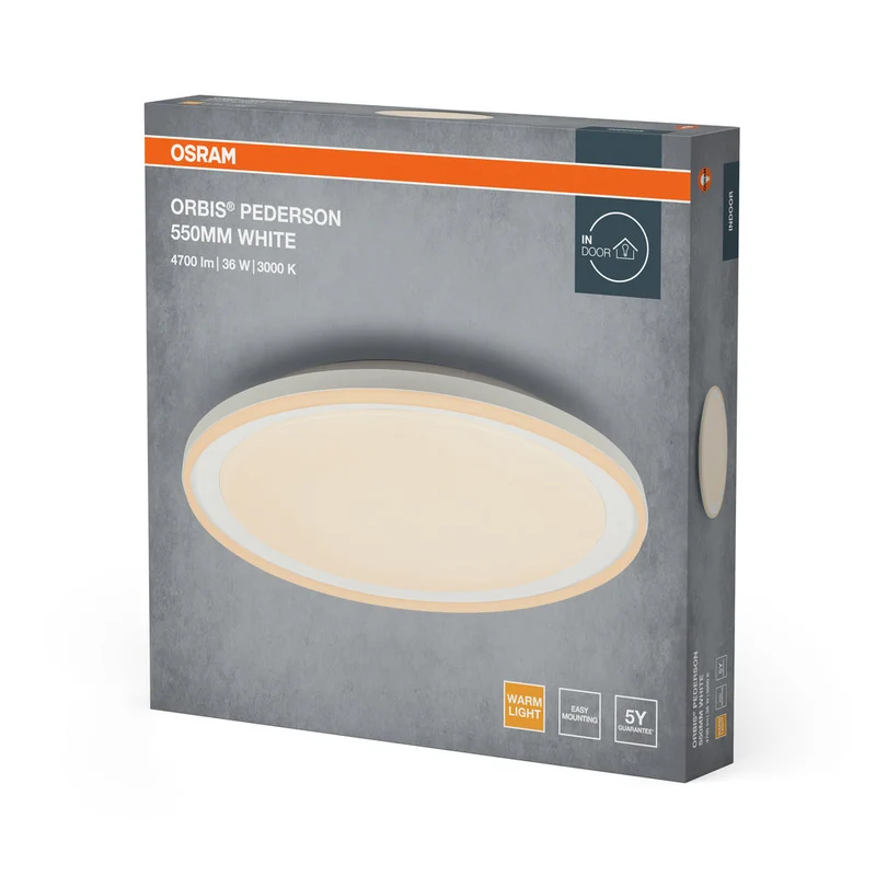 OSRAM ORBIS Pederson plafonnier 36W 550mm blanc