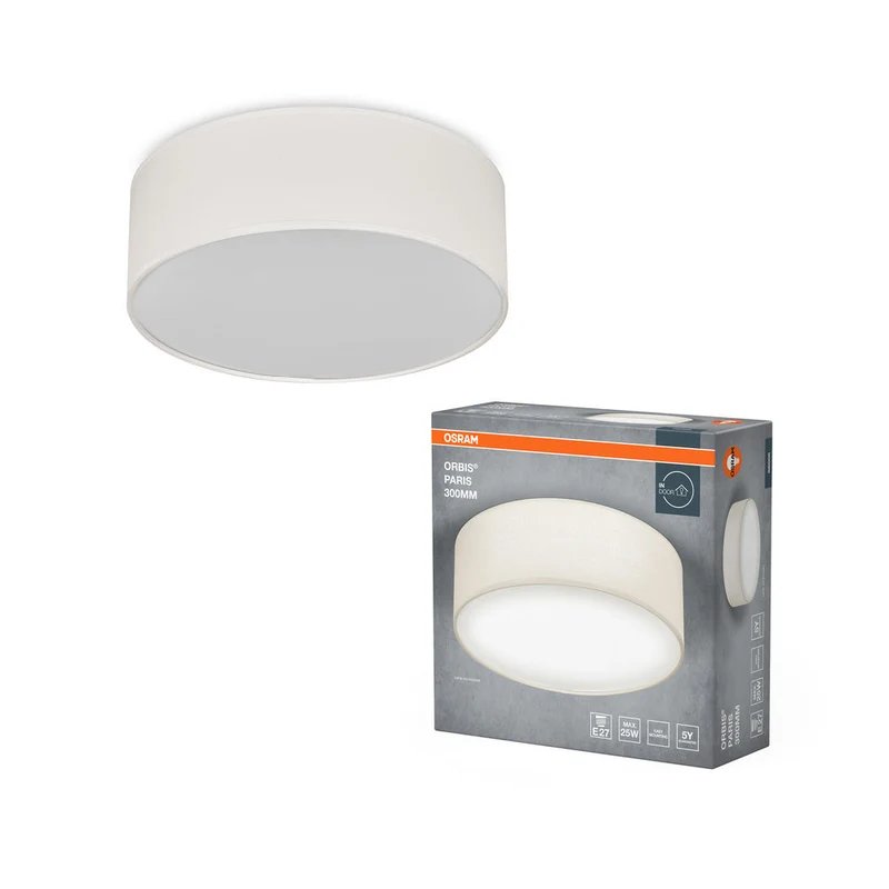 OSRAM ORBIS PARIS Plafonnier 300mm, beige, E27