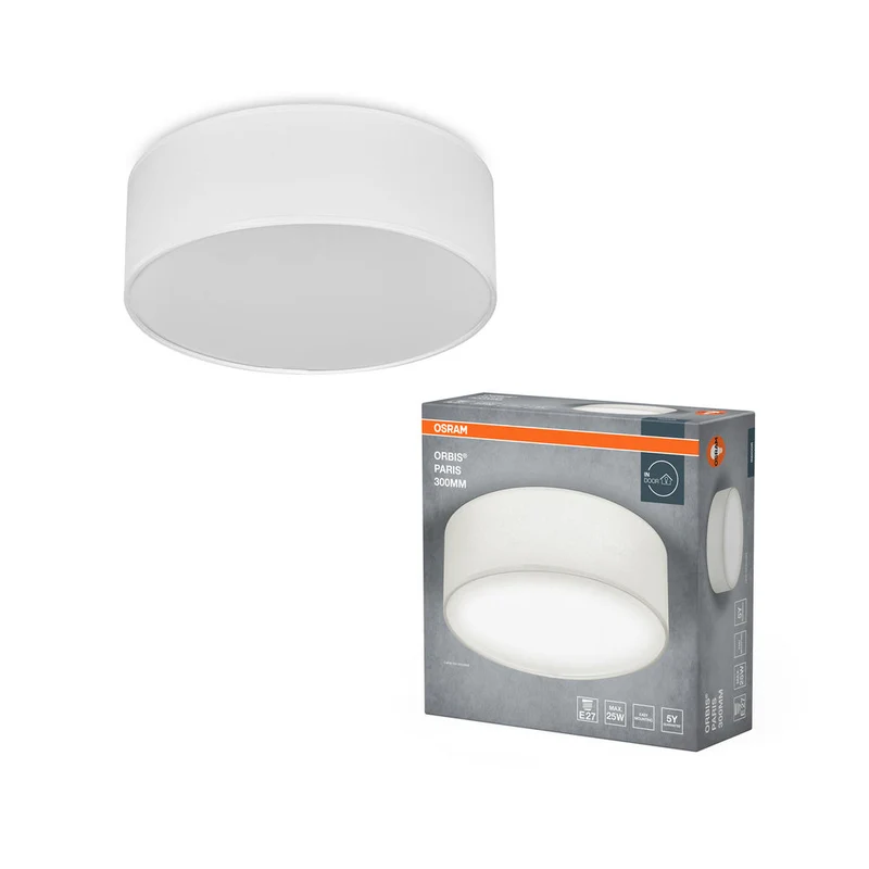OSRAM ORBIS PARIS Plafonnier 300mm, blanc, E27