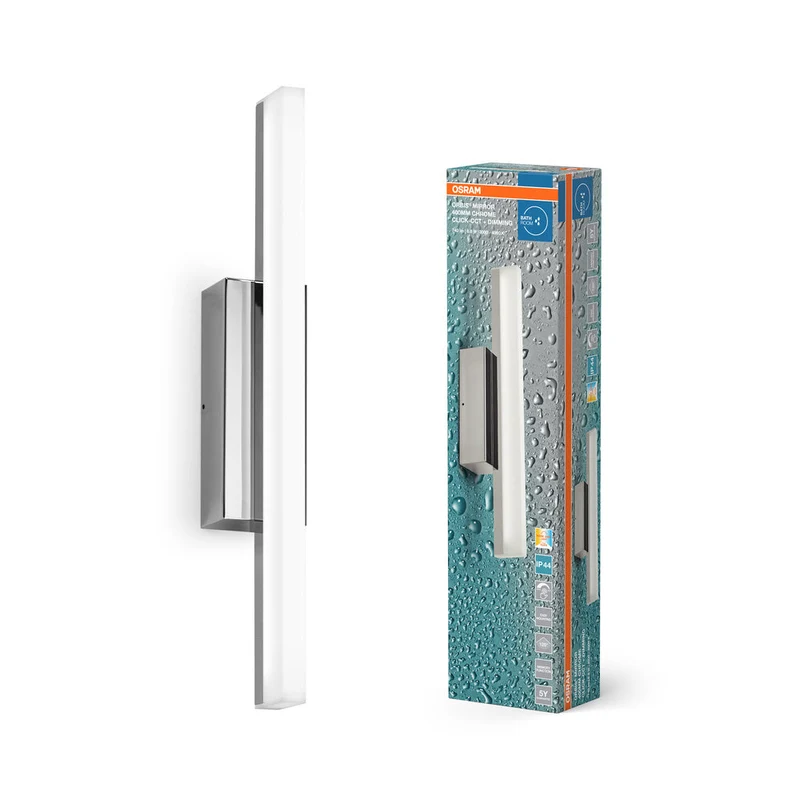 OSRAM ORBIS Miroir Salle de bain Applique murale 6.8W 40cm dimmable IP44 Chrome