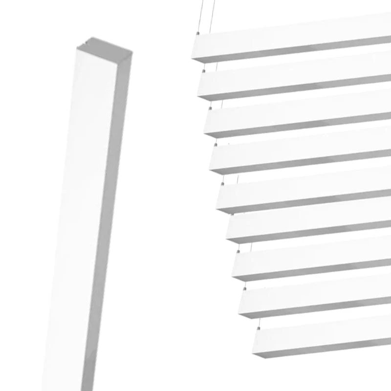 Pack de 10 - Réglette Suspendue LED Large 120cm 35W Blanc