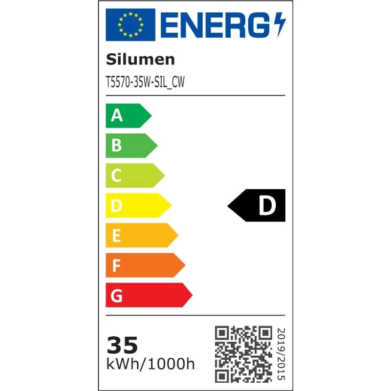 Réglette Suspendue LED Large 120cm 35W Argent (Lot de 5)