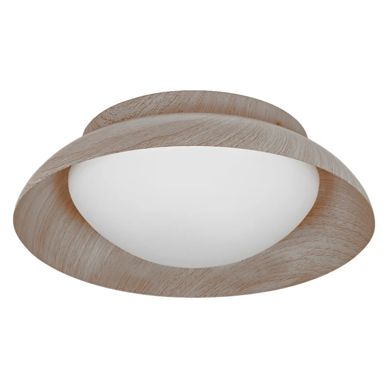 OSRAM ORBIS MILAN Plafonnier 305mm, couleur bois, 2xE27