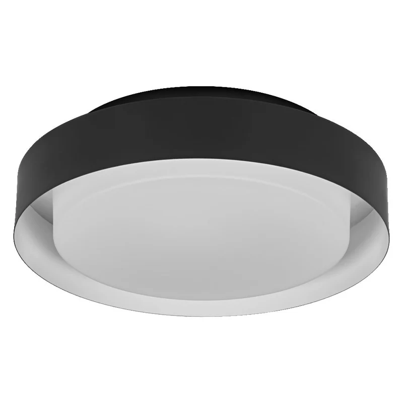 OSRAM ORBIS MADRID Plafonnier 290mm, noir, E27
