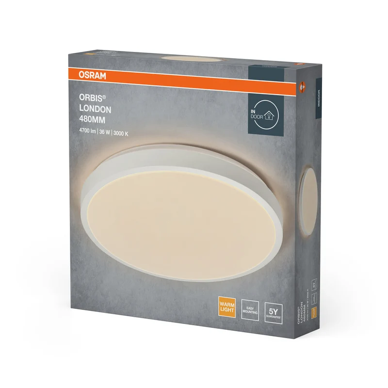 OSRAM ORBIS LONDON Plafonnier, blanc, 36W, 4150lm