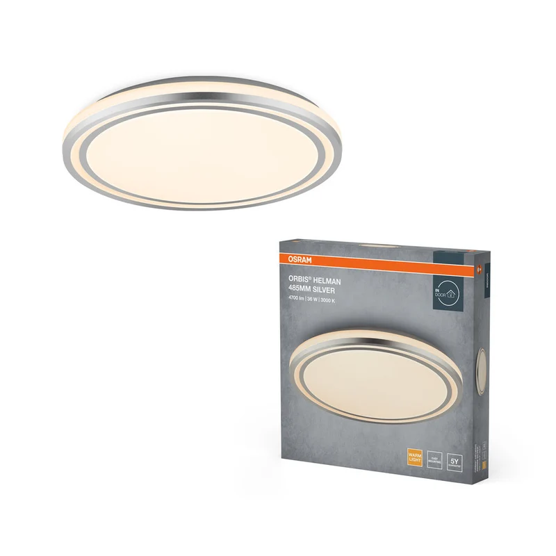 OSRAM ORBIS Helman plafonnier 36W 2500lm blanc/argent