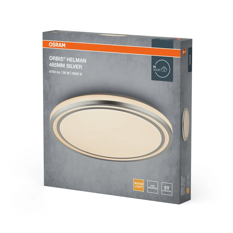 OSRAM ORBIS Helman plafonnier 36W 2500lm blanc/argent
