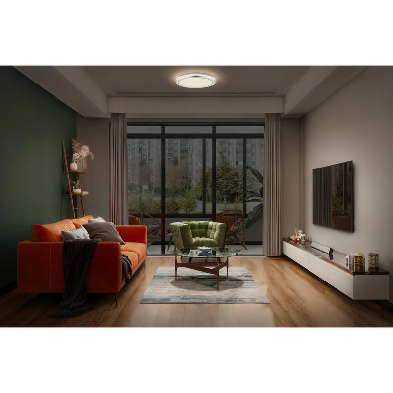OSRAM ORBIS Helman plafonnier 36W 2500lm blanc/argent