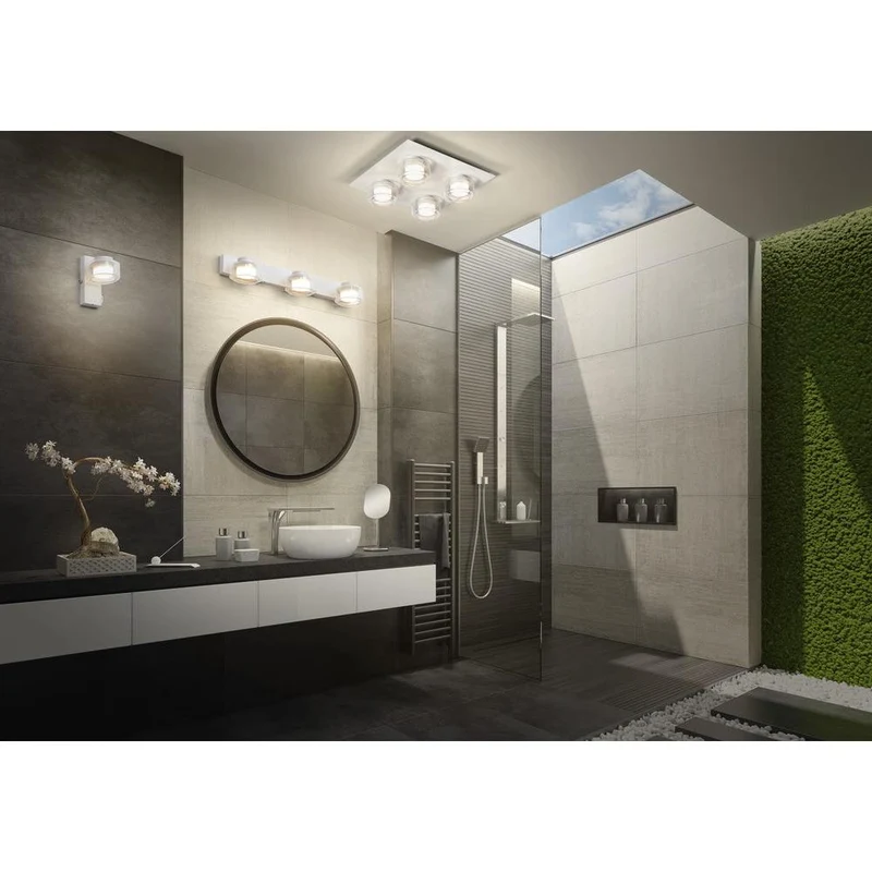 OSRAM ORBIS Flamme Applique murale de salle de bain 5.5W Click CCT IP44 blanc