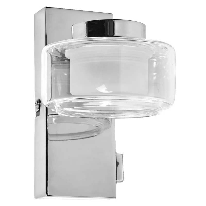 OSRAM ORBIS Flamme Applique murale de salle de bain 5.5W Click CCT IP44 Chrome