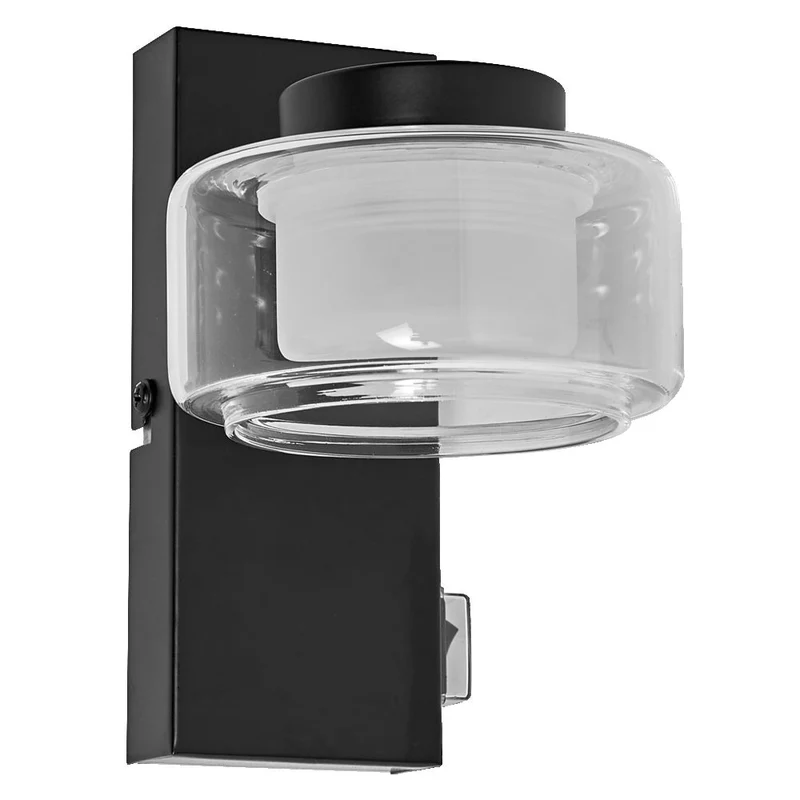 OSRAM ORBIS Flamme Applique murale de salle de bain 5.5W Click CCT IP44 noir