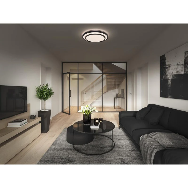 OSRAM ORBIS BERLIN Plafonnier, noir, 36W, 4150lm
