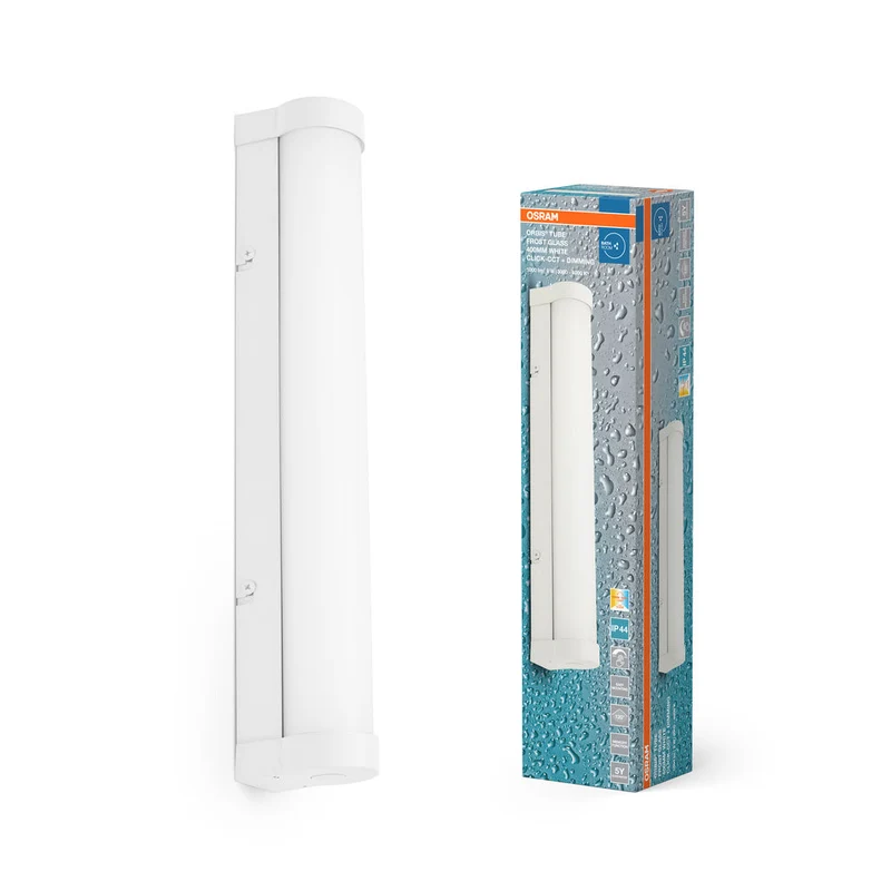 OSRAM ORBIS Tube miroir de salle de bain applique murale verre givré 9W 40cm dimmable blanc