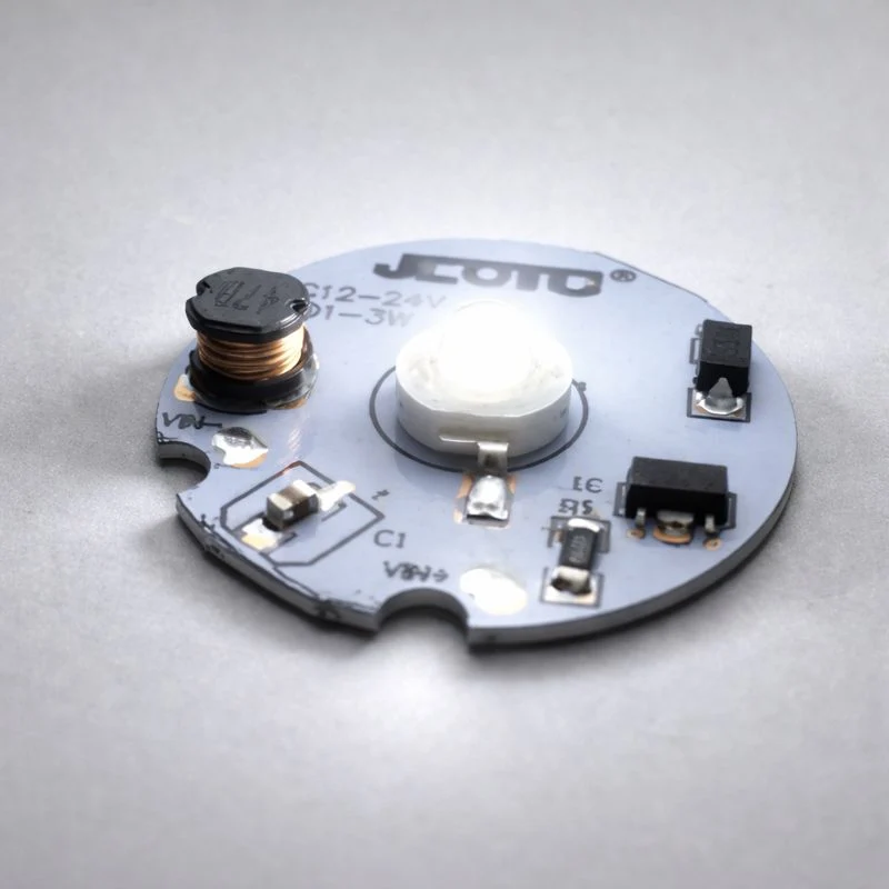 1W 3W DC12V-DC24V LED PCB Component 30mm Wide Round Board