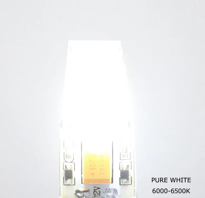 10 Pack G4 LED Light Bulb Bi-Pin base Silicon Encapsulation 12V 2 Watt CRI>80 200-220Lumen 10x2835 LEDs AC/DC10-20V 20W Equivalent Halogen LED Replacement