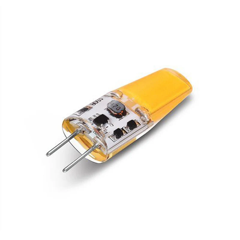 10 Pack G4 LED Light Bulb Bi-Pin base Silicon Encapsulation 12V 2 Watt 1505 COB LEDs CRI>80 160-180Lumen AC/DC 10-20V 20W Equivalent Halogen LED Replacement