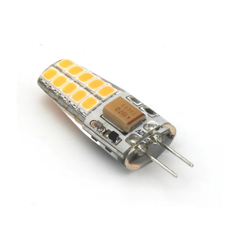 10 Pack G4 LED Light Bulb Bi-Pin Silicon Encapsulation 12V 2.5 W CRI>80 290-310Lumen 20x2835 LEDs 25W Equivalent