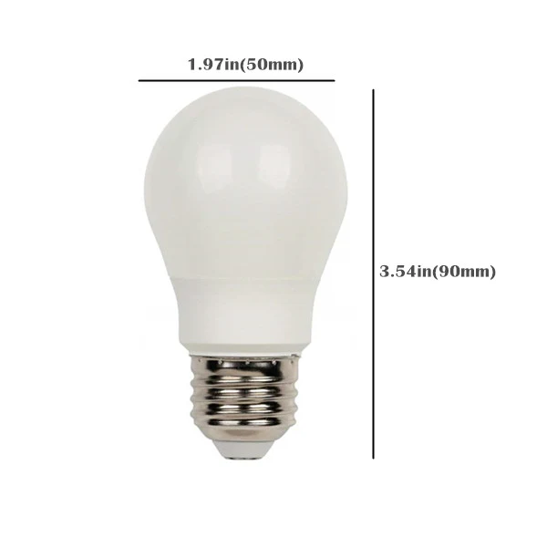 6 Pack 5Watt 450LM G50 LED Bulb Light E27 Screw Base 100-240V AC Non-dimmable 50mm White Light LED Globe