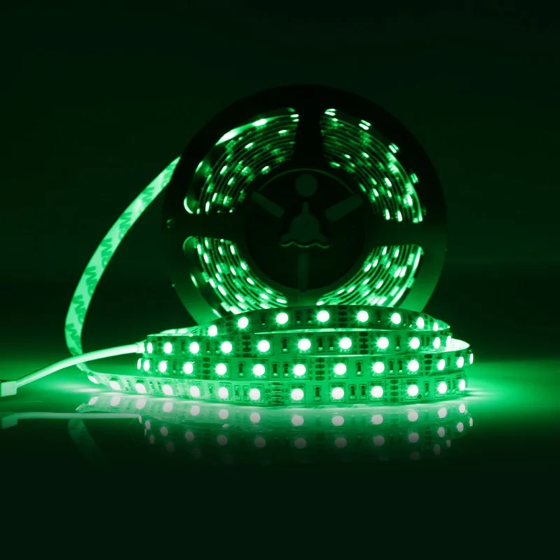 10MM Wide SMD5050 RGB LED Strip Light - DC12V | 60 / 120 LEDs/M | 10mm PCB | IP00 / IP65 / IP67 | for Mirror, Kitchen Cabinet, Bedroom | 5/50M