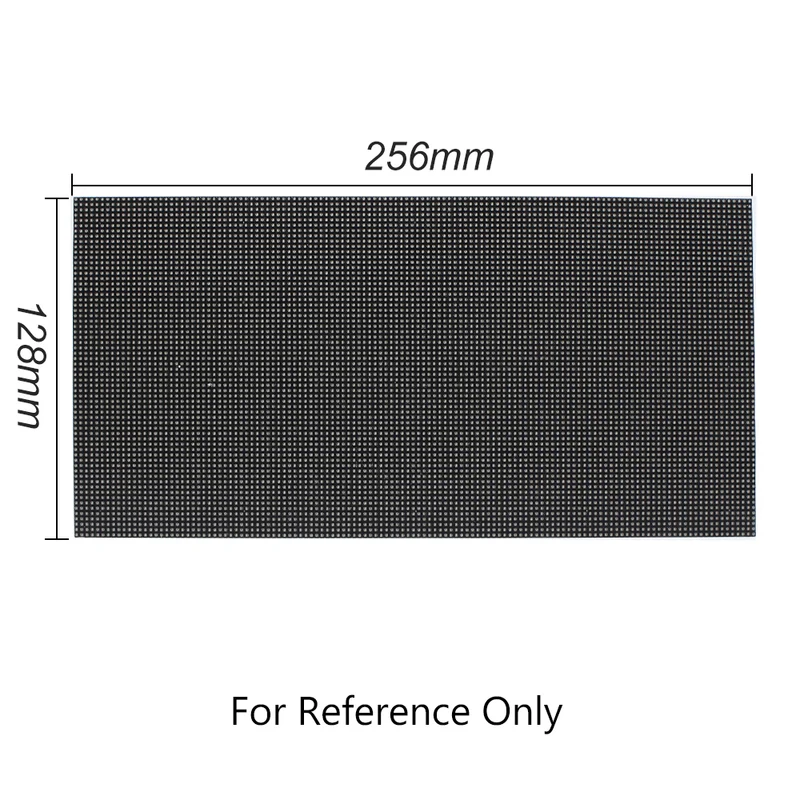 M-F4 (P4) Bare Board LED Module, 4mm Full RGB Pixel Panel Screen in 256 * 128 mm with 2048 dots, 1/16 Scan, 800 Nits LED Tile for Indoor Display