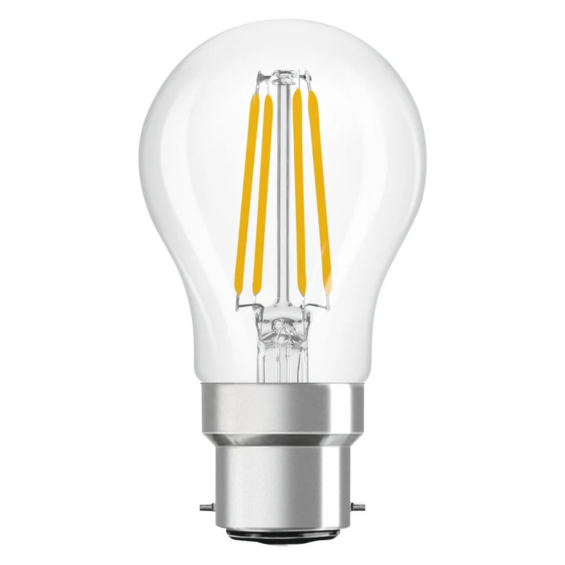 OSRAM LED Lampe LED Rétrofit CLASSIC P 4W 827 Clair B22d, 470 lm, 2700 K, Blanc chaud