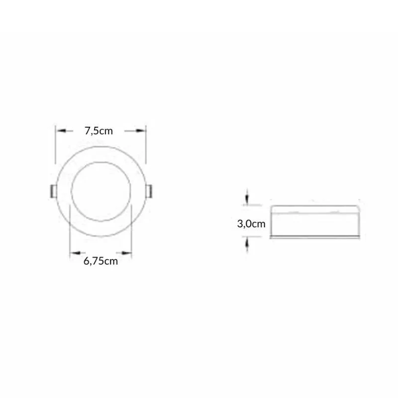 Spot LED 3.5W Bas de Meuble 220V