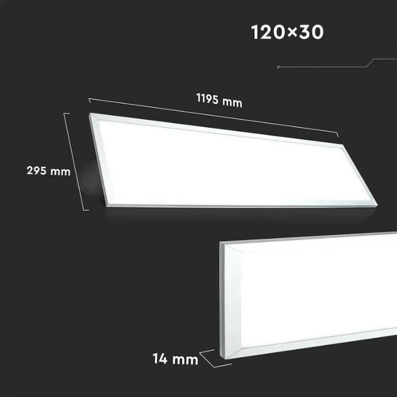 Pack de 6 - Panneau LED 120x30 29W Haut Rendement 137lm/W