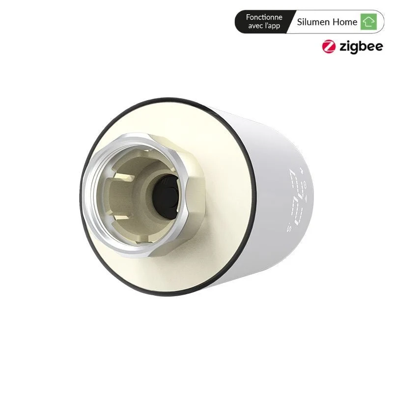 Kit de 2 Têtes Thermostatiques Connectées Universelle + Passerelle ZigBee