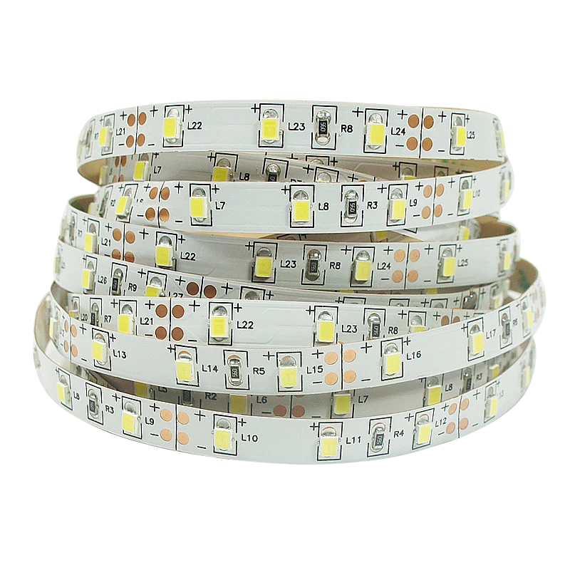 High CRI 90 LED Strips, Flexible 5M LED Strips, SMD2835-300 60 LEDs Per Meter 8mm Wide Tape