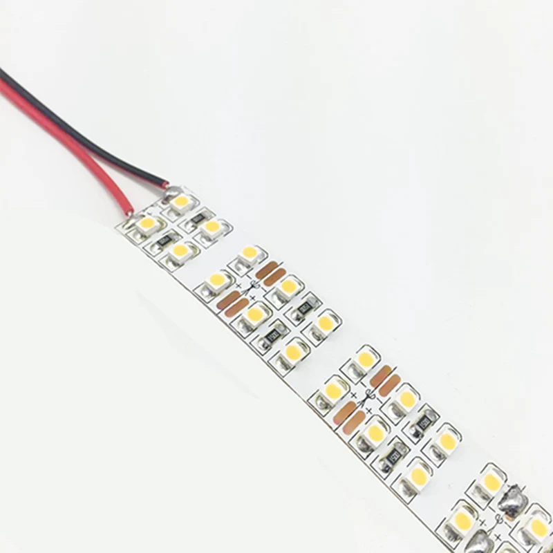 High CRI90 LED Light Strip, SMD3528-1200 240 LEDs 1200LM Per Meter, Double Row Flexible LED Strips, 15mm Wide 12V Tape