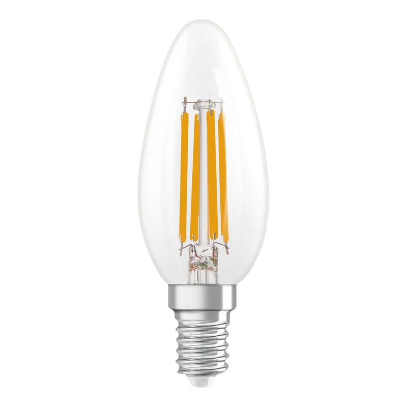 OSRAM Rétrofit Classic B LED Lampe forme bougie dimmable (ex 40W) 5W / 2700K Blanc chaud, E14